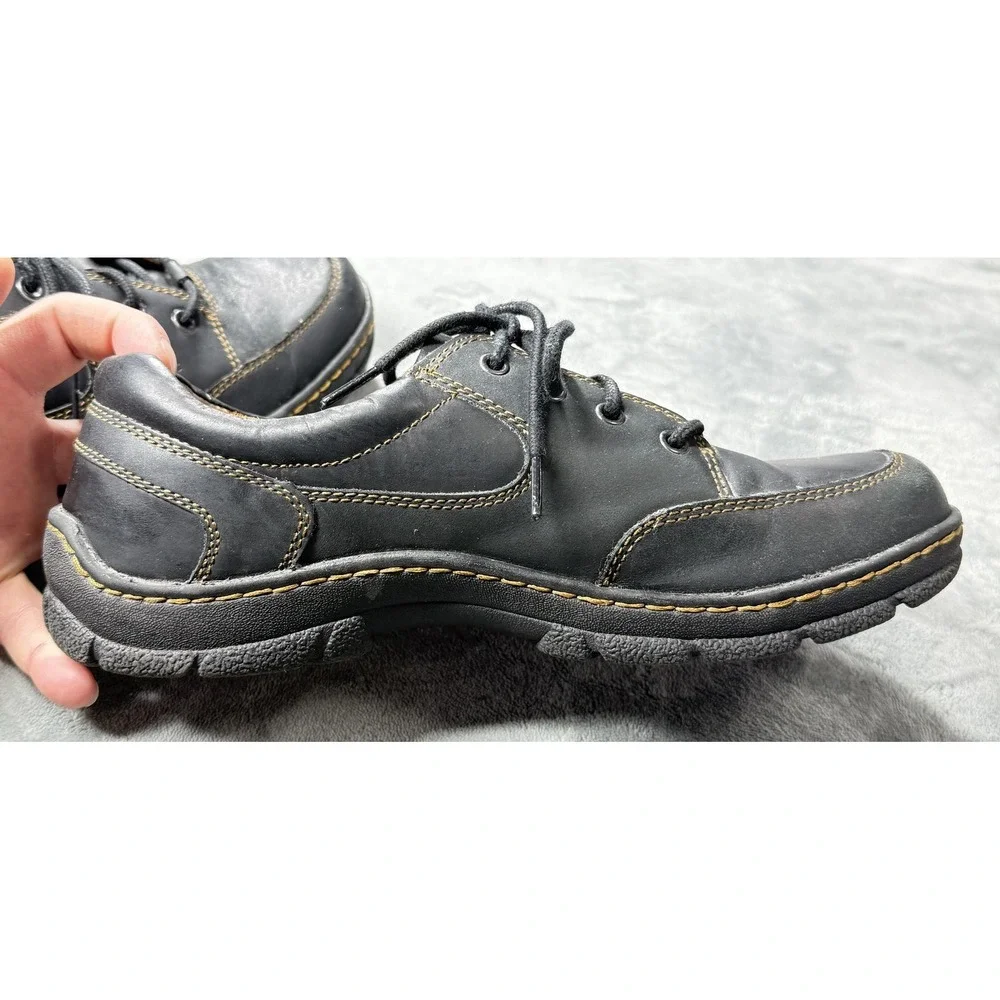 B.ø.c Born Concept Shoes Mens Size 10.5 Black Leather Lace Up‎ Casual Sneaker